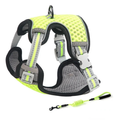 harnais anti-fuite pour chat Chic et laisse jaune