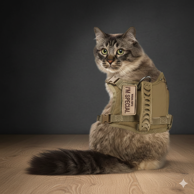 harnais chat Tactique spécial