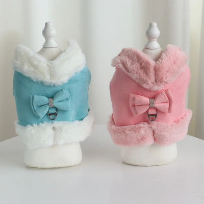 harnais chat avec laisse rose et bleu
