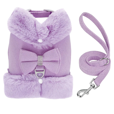 harnais chat avec laisse variante mauve