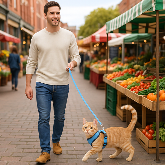 Harnais pour chat ControlCat et sa laisse assortie