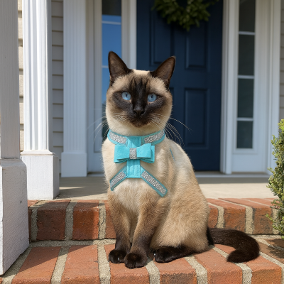 Harnais pour chat | Noeud et Strass