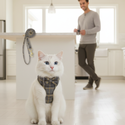 harnais pour chat trio mignon