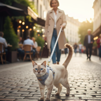 harnais pour chat trio pour les sorties