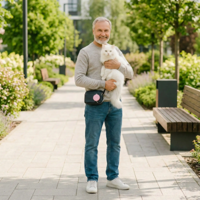 laisse chat compacte