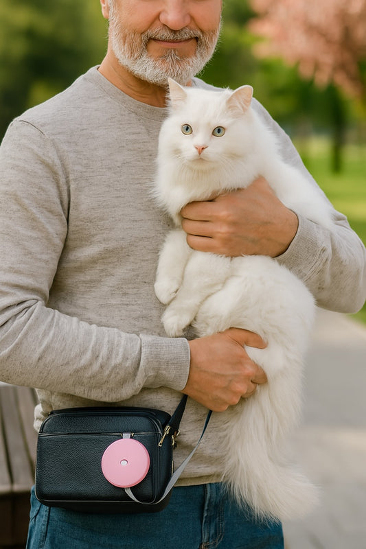 laisse pour chat compacte rose homme