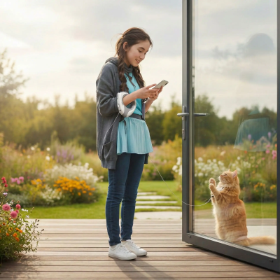 Laisse pour chat | Mains Libres DEL