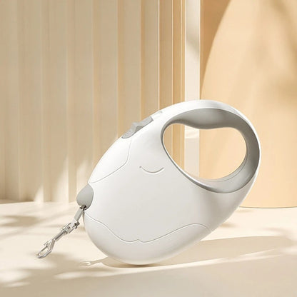 laisse pour chat retractable blanc