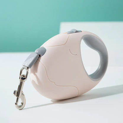 laisse pour chat retractable rose