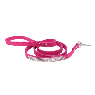 laisse pour chat strass variante fuschia