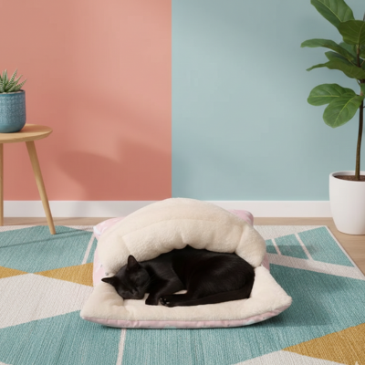 sac de couchage douillet chat