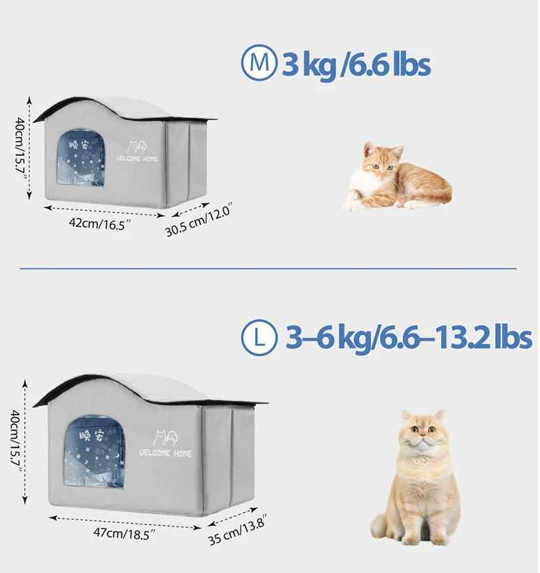 maison pour chat CoolCat M L dimensions