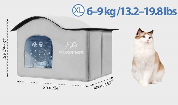 maison pour chat CoolCat XL dimensions