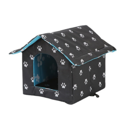 maison pour chat noire