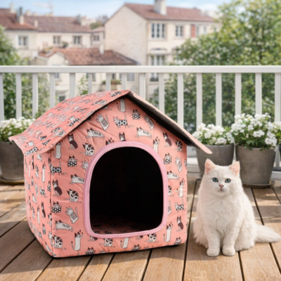 niche pour chat pliable