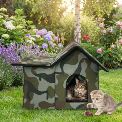 abri imperméable pour chat