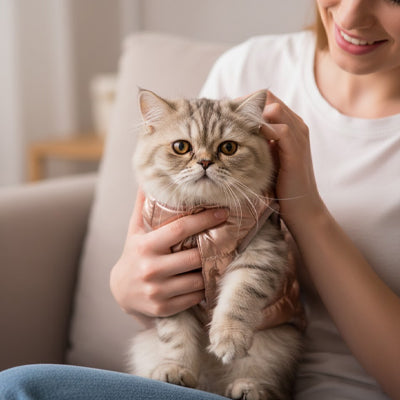 manteau hiver chat or rose chaton