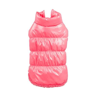 manteau hiver chat rose variante