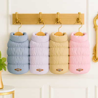 manteau hiver pour chat couleur présentoir