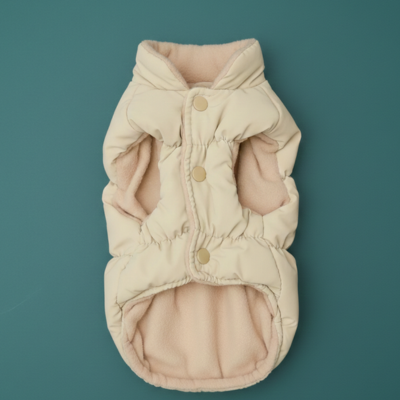 manteau hiver pour chat vue poitrine