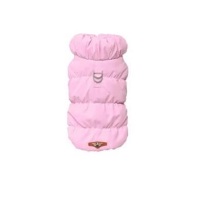 manteau hiver pour chat rose