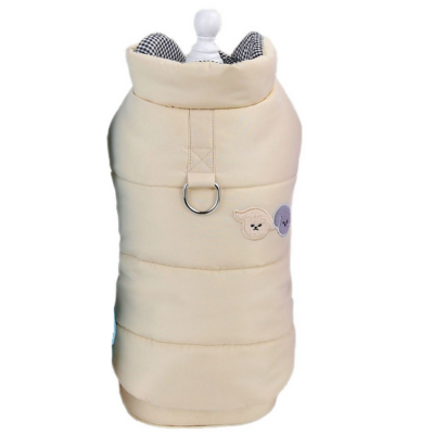 manteau pour chat frileux beige
