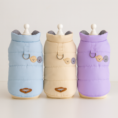manteau pour chat frileux couleurs vue du dos