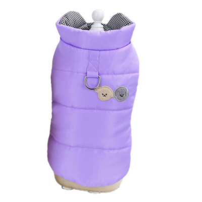 manteau pour chat frileux mauve