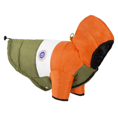 manteau pour chat coupe-vent orange