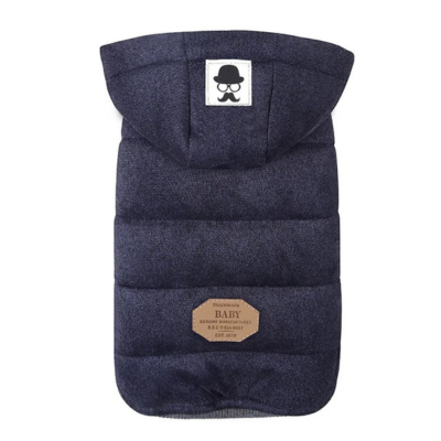 manteau pour chat extérieur bleu