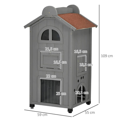 niche pour chat maisonnette dimensions