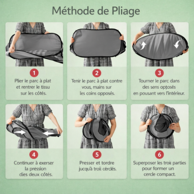 parc a chat extérieur Transport pliage