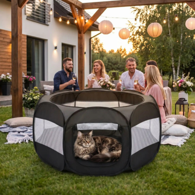 parc de jeu pliable pour chat