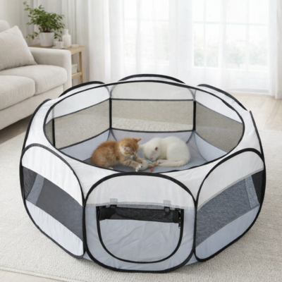 parc pour chatons sécurisé 