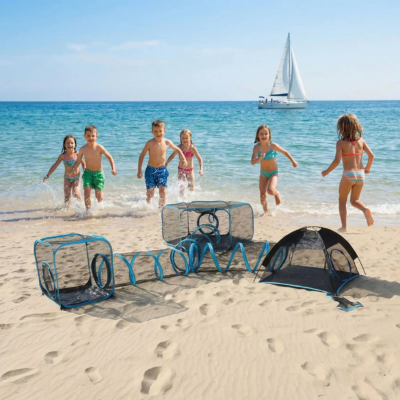 parc pour chats extérieur pour la plage