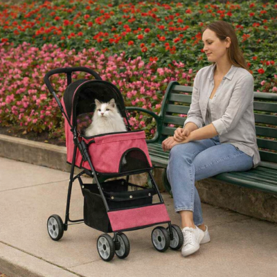 poussette animaux randonnée