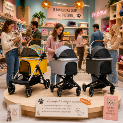 Poussette pour chats Chariot Deluxe