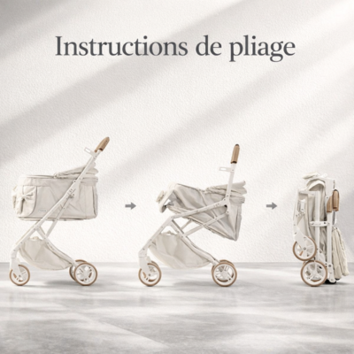 poussette animaux instructions de pliage