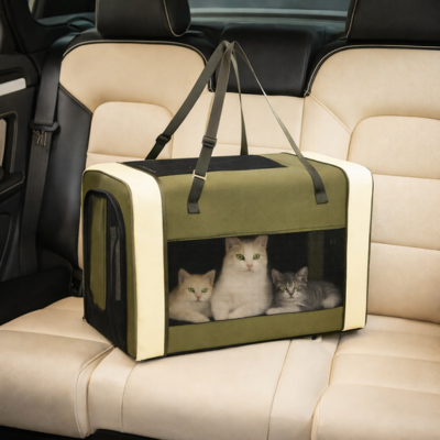 poussette chat sac pour voiture