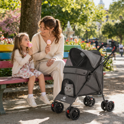 poussette parapluie chat pour balade