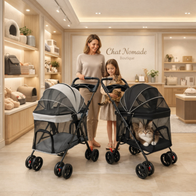 poussette chat pliable toutes saisons modèles