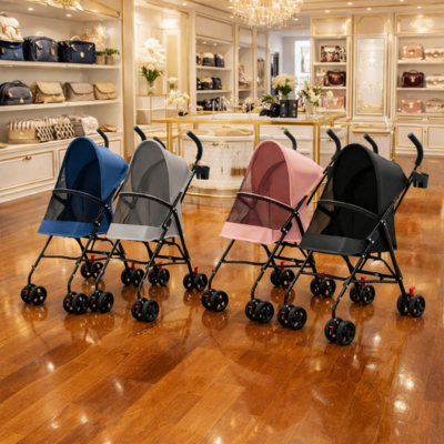 poussette chat pliable couleurs disponibles