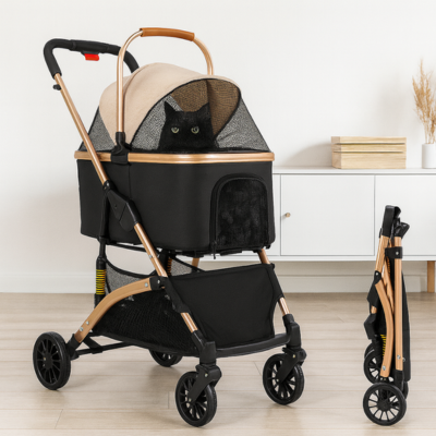 poussette chat compacte