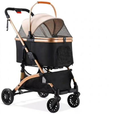 poussette chat pliable et amovible luxe