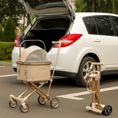poussette pliable pour chat pour les courses