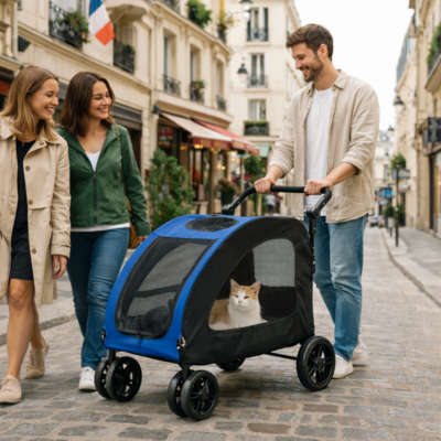 poussette pour chat chariot plilable pour balade