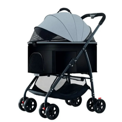 poussette pour chat Urbaine grise