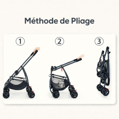 poussette pour chat Urbaine pliage