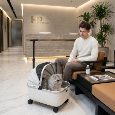 poussette pour chat vétérinaire