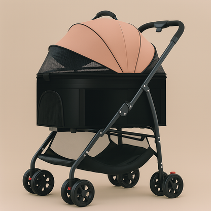 poussette pour chat urbaine variante khaki